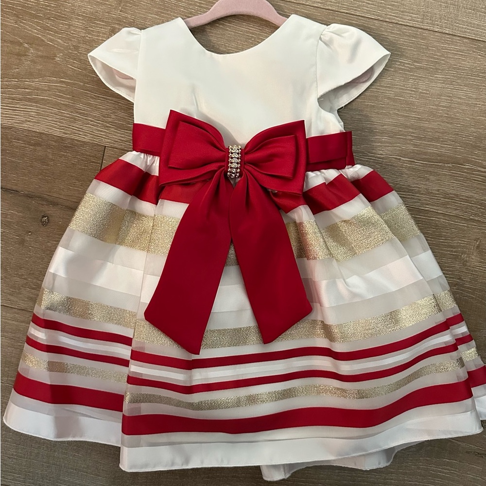 Formal Christmas Bow Dress